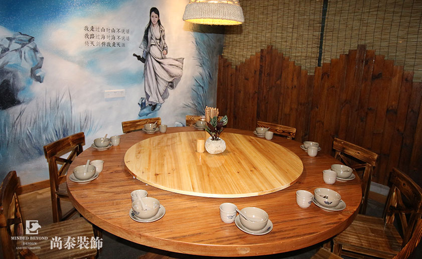 快意江湖！武俠風(fēng)餐廳裝修實(shí)景圖 | 楓華谷
