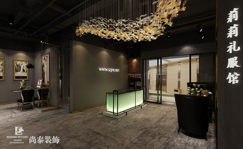 知名品牌婚紗攝影店設(shè)計裝修 | 金夫人婚紗攝影
