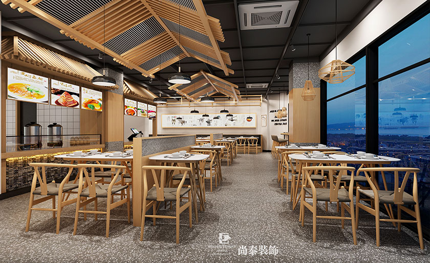 200㎡工業風早餐店裝修設計 | 蝸牛客棧