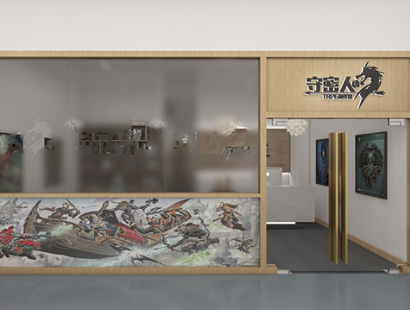 80平米深圳桌游店裝修設(shè)計 | 守密人